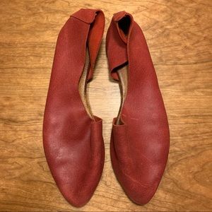 SOFT LEATHER ZAMSH FLATS